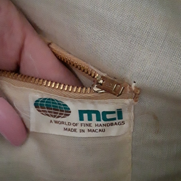 Vintage Wicker Bag By MCI A World Of Fine Handbags - Picture 6 of 6